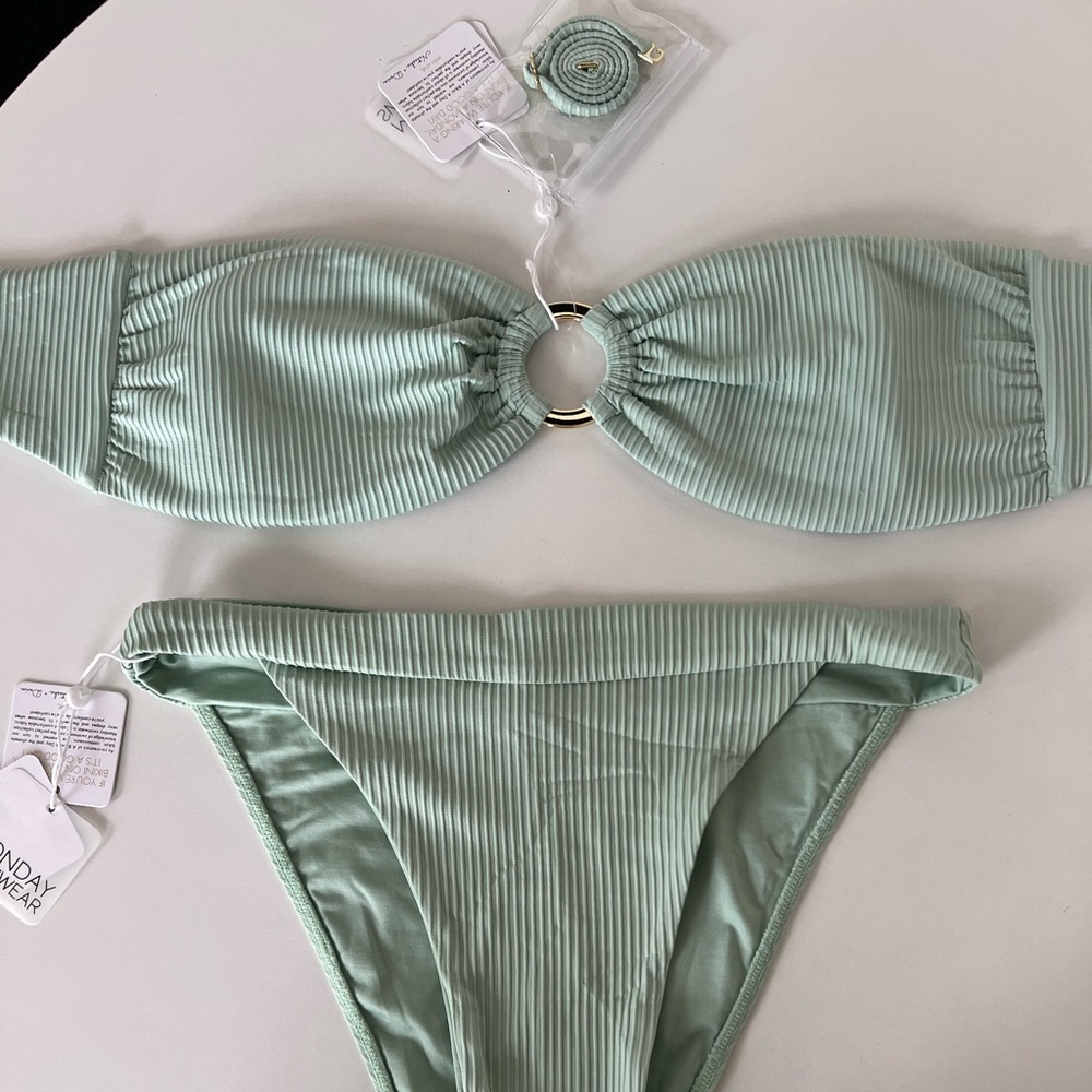 Monday Swimwear Costa Rica Top in Moss